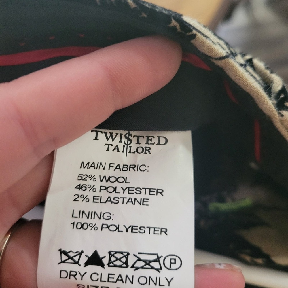 Twisted tailor slim fit trousers - Picture 6 of 6